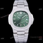 Grade 1A Patek Philippe Nautilus Bust Down watch Olive Green Dial Luminous